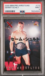 BBM Pro Wrestling #113 2000 Semmy Schilt tarjeta de kickboxing PSA 9 como nueva POP 1 K-1 - Imagen 1 de 2