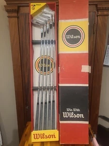 Wilson Advertising Display Box Sam Snead Champ Irons 3,5,7,9,W Greenbrier Hotel - Picture 1 of 10