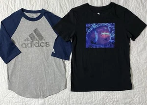 Lot of 2 - adidas Boys T-Shirt, XS (7) - Picture 1 of 3