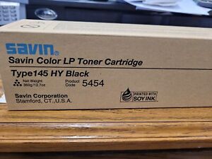 SAVIN Color LP Toner Cartridge Type 145 High Yield BLACK EDP 888320 PC 5454 NEW