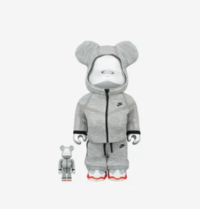 Bearbrick x Nike Tech Fleece N98 100% & 400& Set, New - Picture 1 of 3