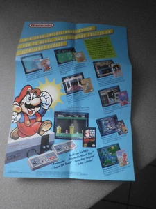 altes Werbeblatt Nintendo Gameboy 1990 *bitte auch Rückseite ansehen* - Bild 1 von 2