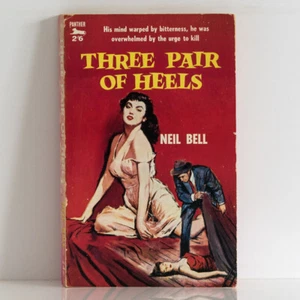 THREE PAIR OF HEELS Neil Bell 1959 Panther 943 1st thus gga vintage pulp sleaze - Picture 1 of 3