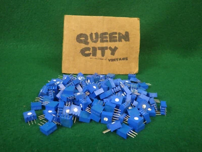 NOS Vintage Electronics Bourns 3386 100 ohm Potentiometers Trimmers Lot of 10 - Image 1 of 3