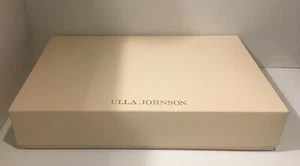 Ulla Johnson Large Empty Boot / Shoe Box w/ Dust Bag & Tissue 21" x 12.5" x 4.5" - Picture 1 of 12