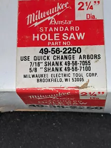 Milwaukee 49-56-2250 2 1/4 Durchmesser Standard-Lochsäge - Bild 1 von 3