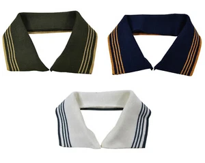 Knit Rib Collar Cuff Set to Revamp Polo Shirt or Trim New Garments,100% Cotton - Picture 1 of 14