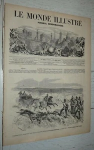 MONDE ILLUSTRE #119 1859 BATAILLE SOLFERINO NAPOLEON III KAISER AUTRICHE SVERIGE - Imagen 1 de 5