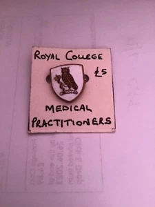 Royal College of Nursing *Gen. Practitioners* - vitreous enamel lapel badge. - Picture 1 of 2