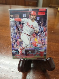 2022 Topps Stadium Club Bryce Harper #300 Red Foil Parallel - Phillies MVP