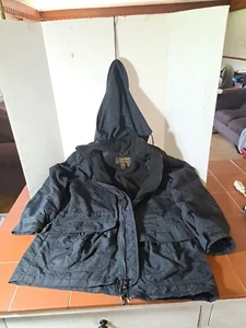 Eddie Bauer Damen Jacke blau Windfoil Kapuze Reißverschluss Small Mantel - Bild 1 von 12