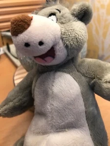 7 " WALT DISNEY THE JUNGLE BOOK BALOO THE BEAR SOFT TOY FIGURE - Picture 1 of 4