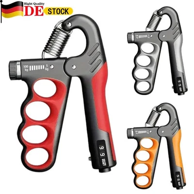 Handtrainer Unterarmtrainer mit Zählfunktion 5-100KG Verstellbarer Fingertrainer - Bild 1 von 4