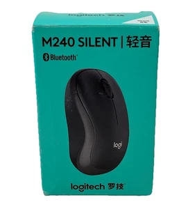 Logitech M240 Silent Bluetooth Mouse Wireless Compact White New  - Picture 1 of 5