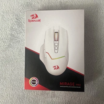 Wireless/Wired Gaming Mouse Mirage Pro RGB Backlit 8000 DPI with Fire Button - Image 1 of 4