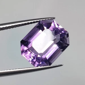 8.67 Ct Natural Purple Amethyst Top Luster Radiant Cut - 8130 - Picture 1 of 3