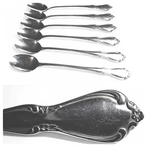 Juego de 6 cucharas de té helado cubiertos de acero inoxidable Oneida Oneidacraft Deluxe Chateau - Imagen 1 de 7