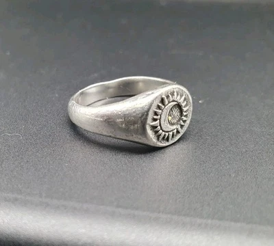 925 Silber Ring Original Designer Haze & Glory, Ringgröße 54, SACRED SUN - Bild 1 von 4