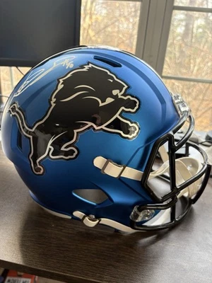 Casco réplica Beckett Ndamukong Suh Detroit Lions "Motor City Muscle" F/S certificado de autenticidad Foto 1 de 4