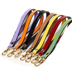 Echt Lackleder Geldbörse Portemonnaie Handgelenktasche Tasche Henkelriemen - Bild 1 von 15