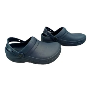 Crocs Specialist II 204590 Workplace Clog M5 W7 Navy Blue 1767 - Picture 1 of 8