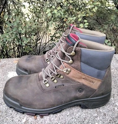 Wolverine Cabor EPX Botas Impermeables Compuesto Puntera de Seguridad 6" Para Hombres 13 NUEVAS $180 Foto 1 de 4