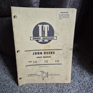 Vintage John Deere 520 530 620 630 720 730 Tractor IT I&T Shop Manual - Picture 1 of 4