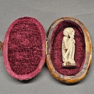 Tödlein scultura mummia camera delle meraviglie Memento Mori carica 11 cm - Foto 1 di 14