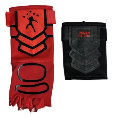 Juego de guantes perforadores Red Roman Reigns Tribal Chief Logo WWE Foto 1 de 4