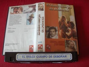 1968 Il dolce corpo di Deborah VHS 1ST ED. SPAIN Carroll Baker Sexy GIALLO Rare! - Picture 1 of 1