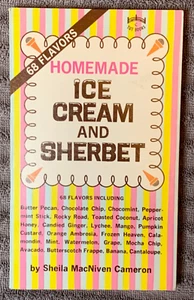 Homemade Ice Cream & Sherbet Sheila McNiven Cameron ** Vintage Japanese Grail** - Bild 1 von 7
