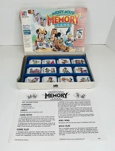 Milton Bradley Vtg 1994 Mickey Mouse Memory Game Walt Disney **Missing 2 Sets - Picture 1 of 8