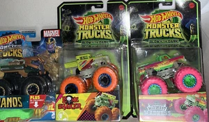 Hot Wheels Monster Trucks Marvel Thanos, Bone Shaker y Midwest Madness. Lote (3) - Imagen 1 de 8