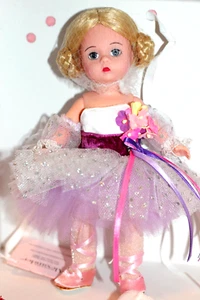 BAMBOLA MADAME ALEXANDER 8" LILLA BALLET RECITAL OTTIENI ANCHE VESTITO VACANZA FIOCCO DI NEVE - Foto 1 di 5
