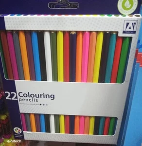 22 lápices para colorear, juego de lápices de colores, lápiz de dibujo, mejor regalo - Imagen 1 de 1