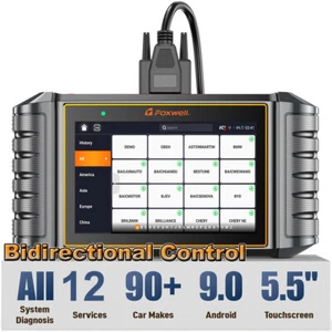 FOXWELL Bidirectional OBD2 Scanner All System Car Diagnostic Injector Coding DPF - Bild 1 von 17