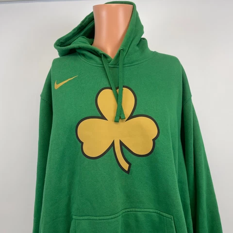 Nike Boston Celtics City Edition Hoodie Sweatshirt NBA Basketball Green Size 3XL Cover