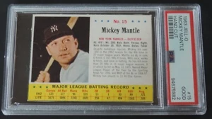 PSA 2 1963 JELL-O MICKEY MANTLE #15 YANKEES RARE L@@K !!! - Picture 1 of 2