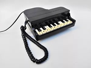Piano Collectible Phone Piano Telephone Cosmic Communication 1988 Tested Works - Picture 1 of 9