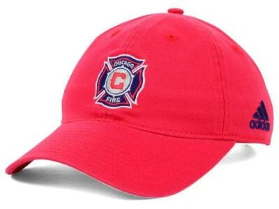 ¡Demasiado lindo! Nueva gorra de fútbol Adidas con licencia MLS Chicago Fire para mujer B52 ¡OFERTA! Foto 1 de 4