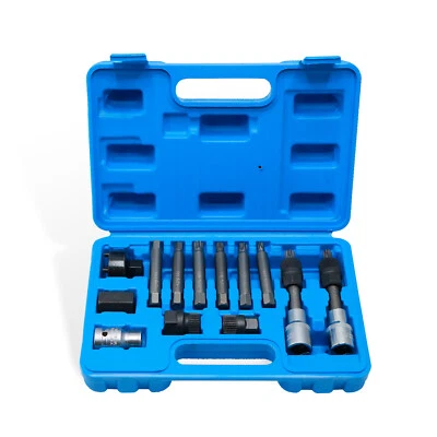 CCLIFE 13tlg Lichtmaschinen Werkzeug Satz inkl. Bit-Adapter für diverse Fahrzeuge