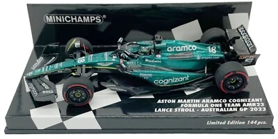 Minichamps Aston Martin AMR23 4th Australian GP 2023 - Lance Stroll 1/43 Scale - Image 1 of 2