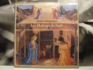 GREGORIAN CHANT - LES MATINES DE NOEL - DOM JOSEPH GAJARD LP SEALED DECCA - Bild 1 von 1