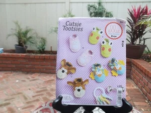 Kwik Sew Ellie Mae Designs Babies Booties Pattern K170 Uncut, Sizes S-M-L-XL - Picture 1 of 3