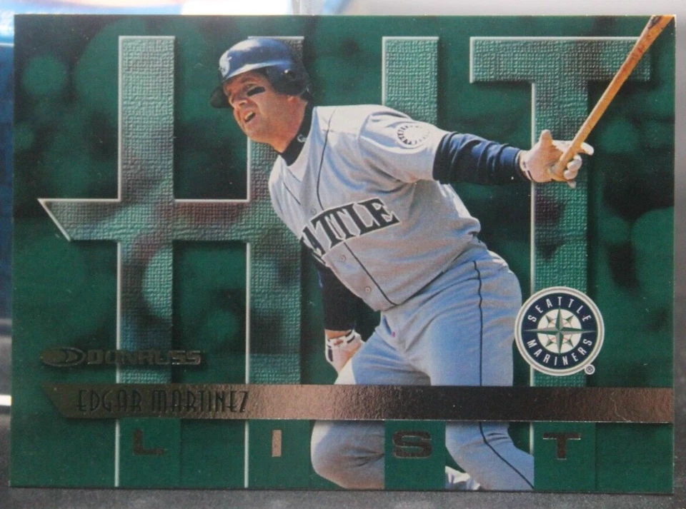 Edgar Martinez (Mariners/HOF) - 1997 Donruss Hit List #408 - Image 1 of 1