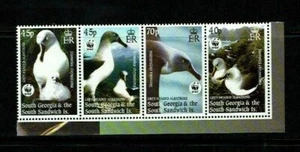 South Georgia: 2003, Endangered Species, Grey Headed Albatross, MNH set - Picture 1 of 1