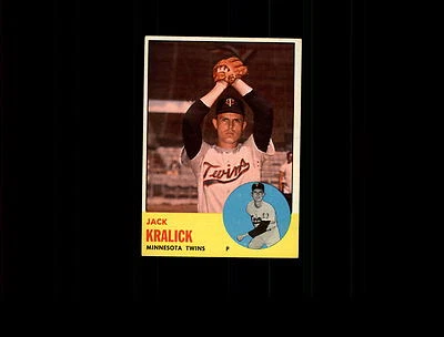 1963 Topps 448 Jack Kralick EX-MT #D495428 - Image 1 of 2