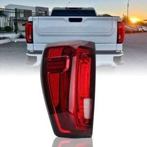 Left LED Tail Light For 2019-2023 GMC Sierra Rear Brake Stop Lamp Driver Side - Imagen 1 de 11