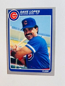 1985 FLEER #60 DAVE LOPES NM-MT MLB BASEBALL CARD - Picture 1 of 2