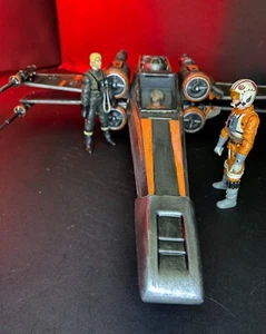 Star Wars Blackstar X-Wing Custom Orange Rebel Interceptor Black Series Fighter - Picture 1 of 24